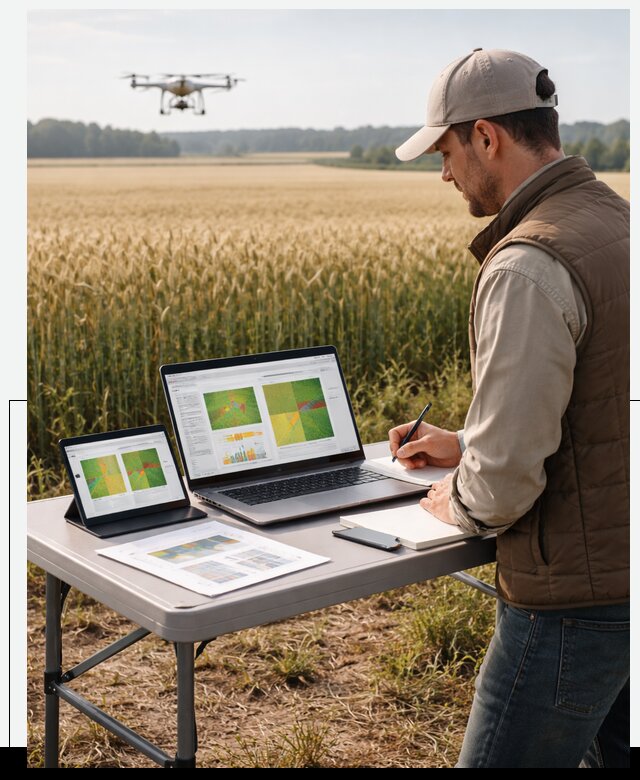 Система AI прогнозирования урожайности для точных агрономий в Шумерле