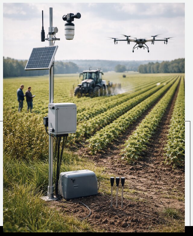 Разработка IoT мониторинга полей в Шумерле от 9234 р. | АвикейШмр